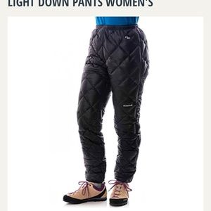 Montbell women’s down pants small